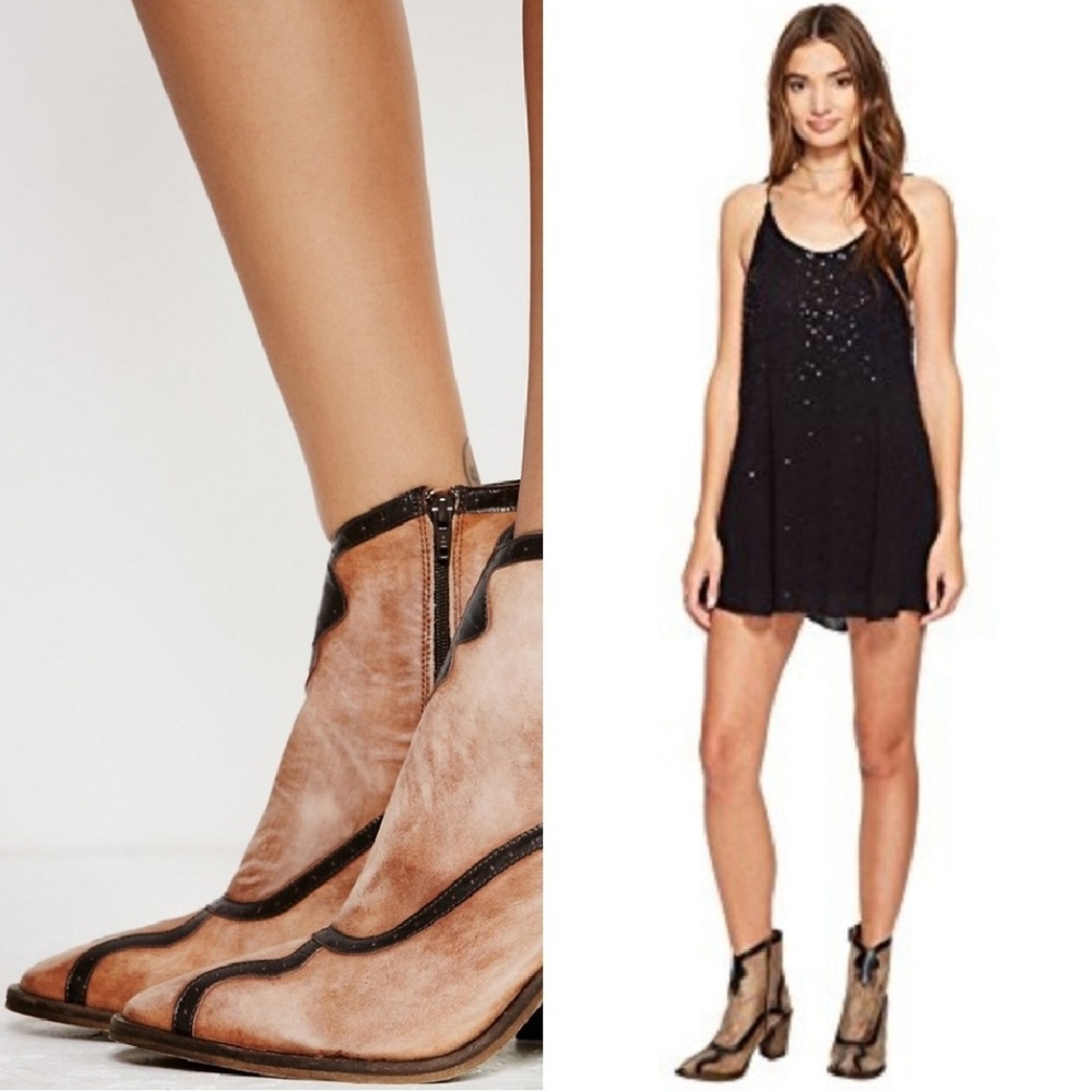 Western Inspired Free People Booties - Picture 6 of 8